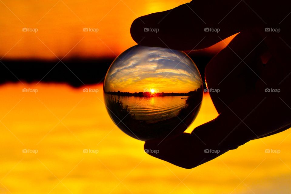 Holding the sunset