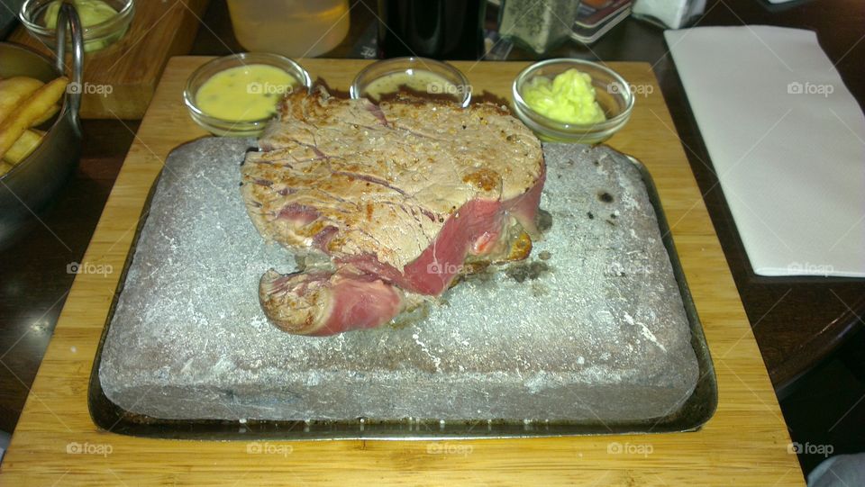 Steak On A Stone