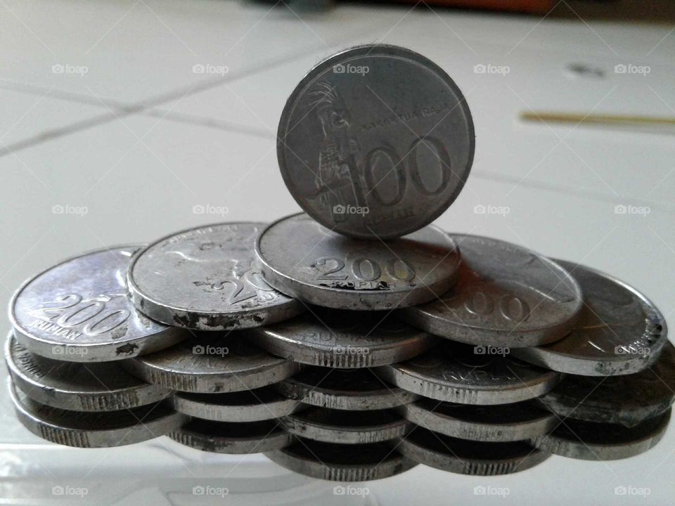 Stack of Coin Rupiah's