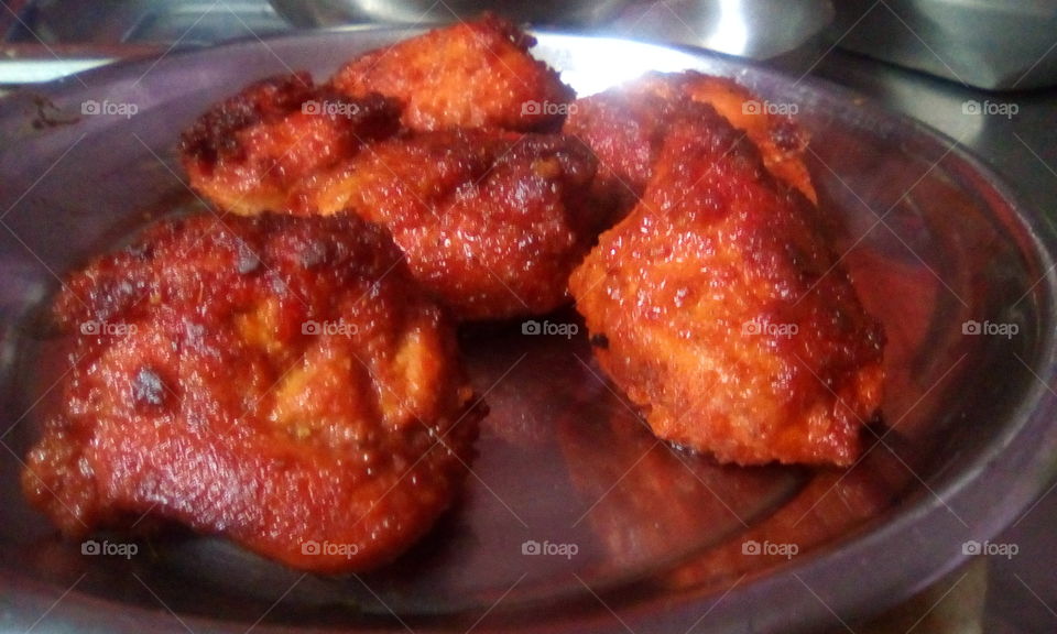 fried Chicken Indian cooking style