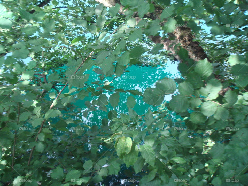 blue lakes in the Caucasus