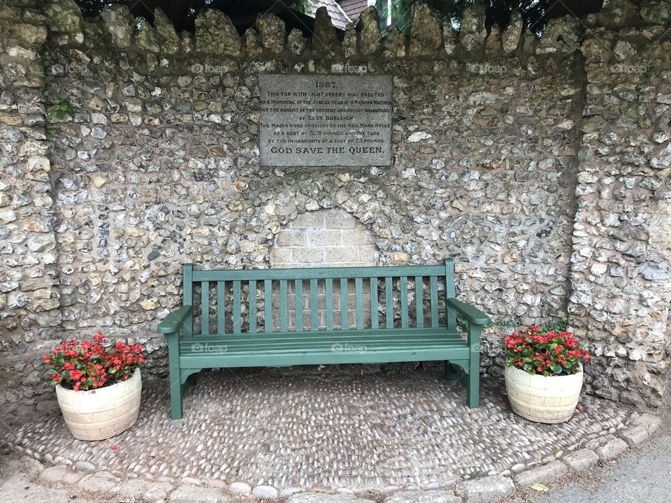 A resting place, but also a place where residents could come for their water supplies.