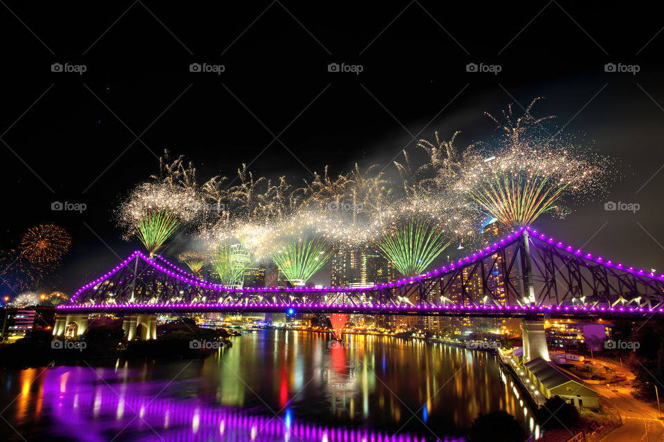 firework. brisbane festival