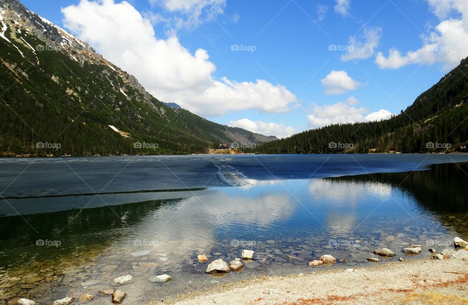 mountain lake in Poland