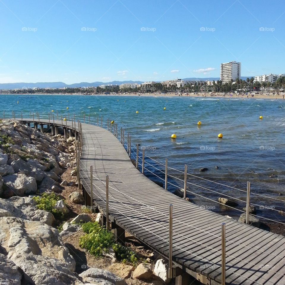 seaview in Salou