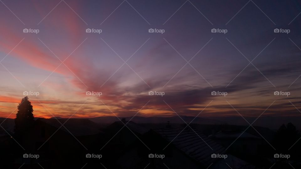 Sunset, No Person, Dawn, Evening, Dusk