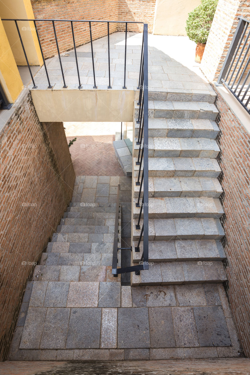 Stairway in the building 