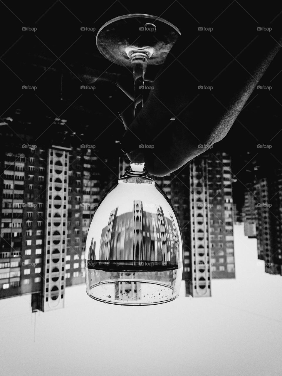 Original photo of the Kyiv apartment building