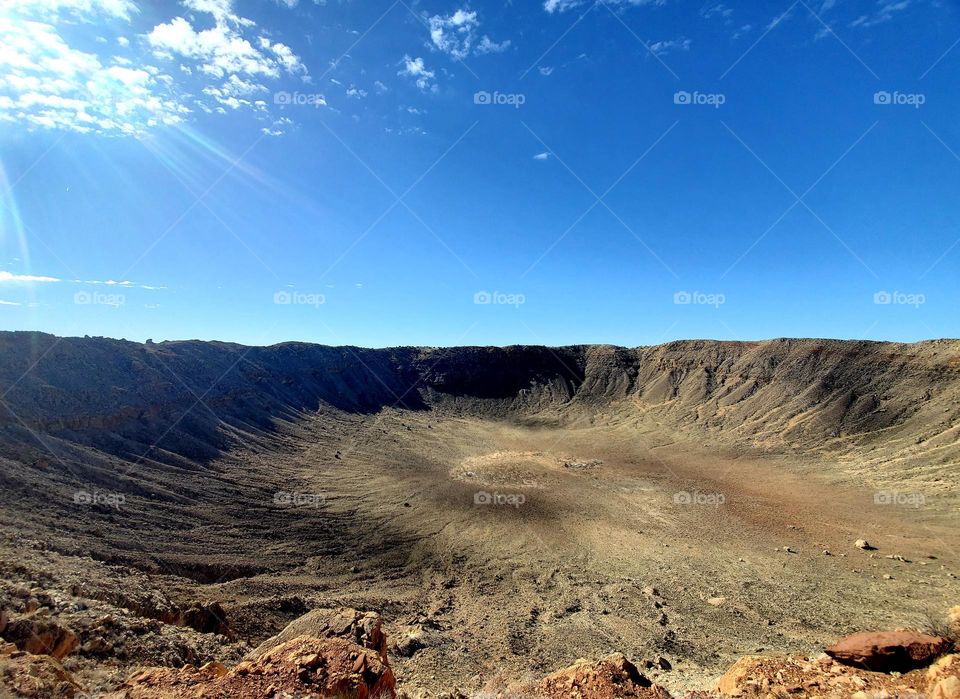 meteor crater