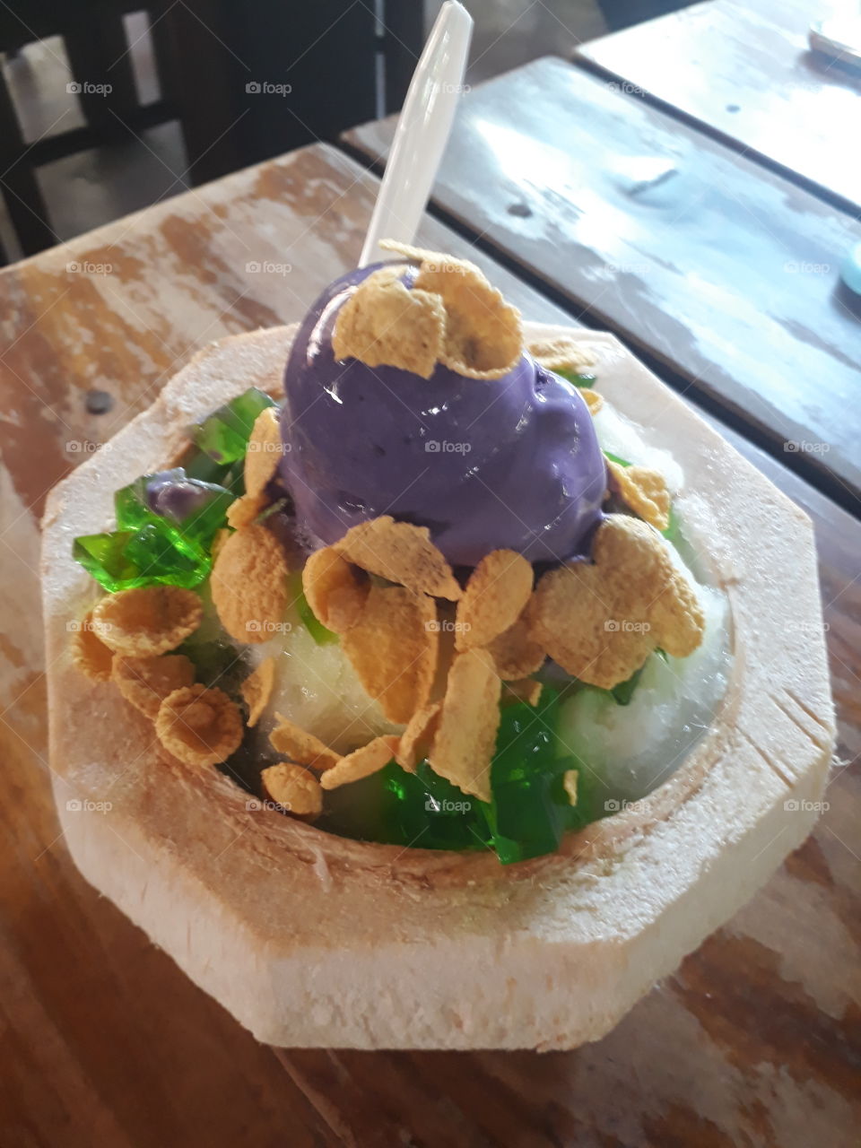 buko - Halo Halo (Filipino Food)