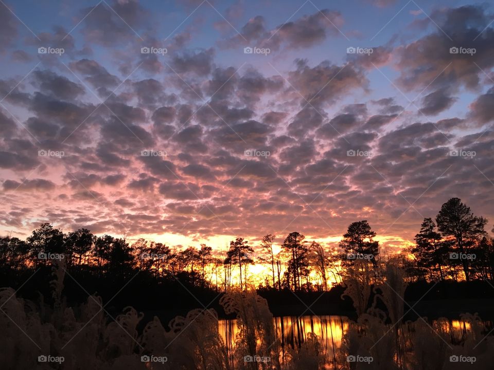 beautiful sunset clouds