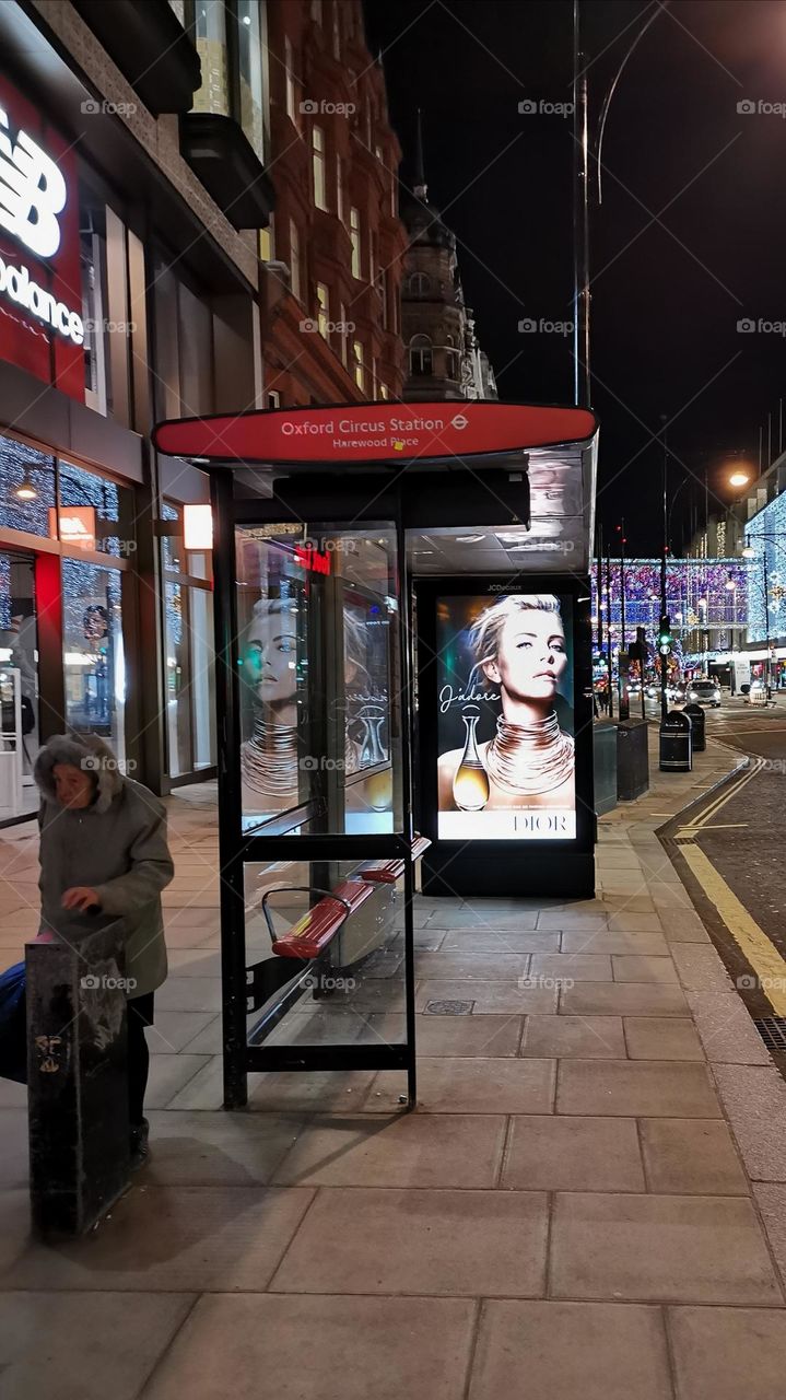 Night photography. Street photo. London streets.