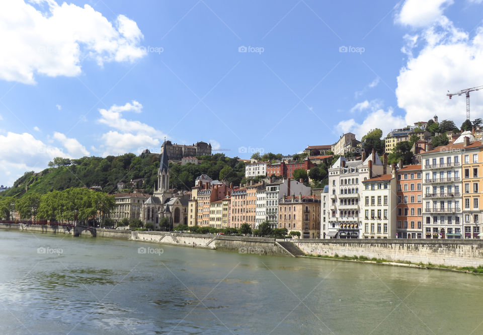 Vieux Lyon from the river