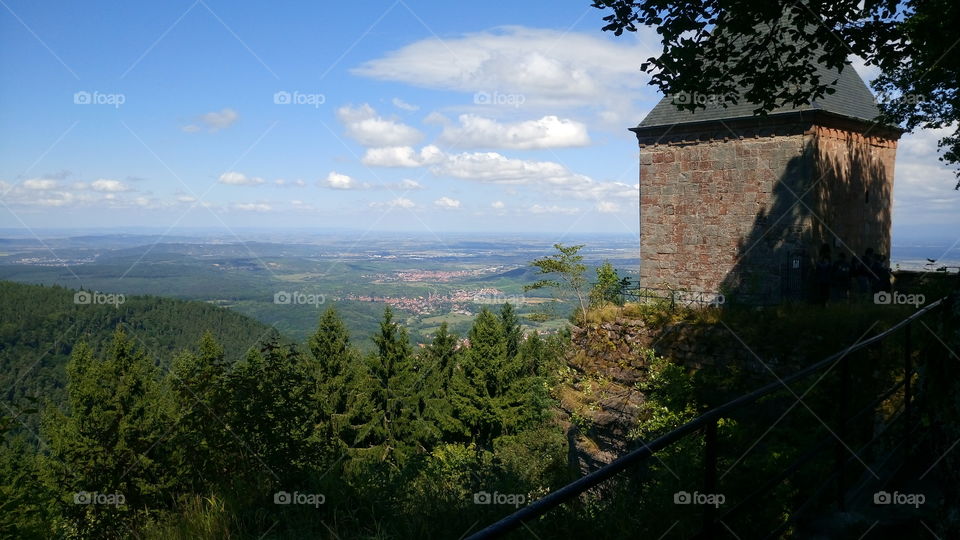 Vosges vue du mont St Odile