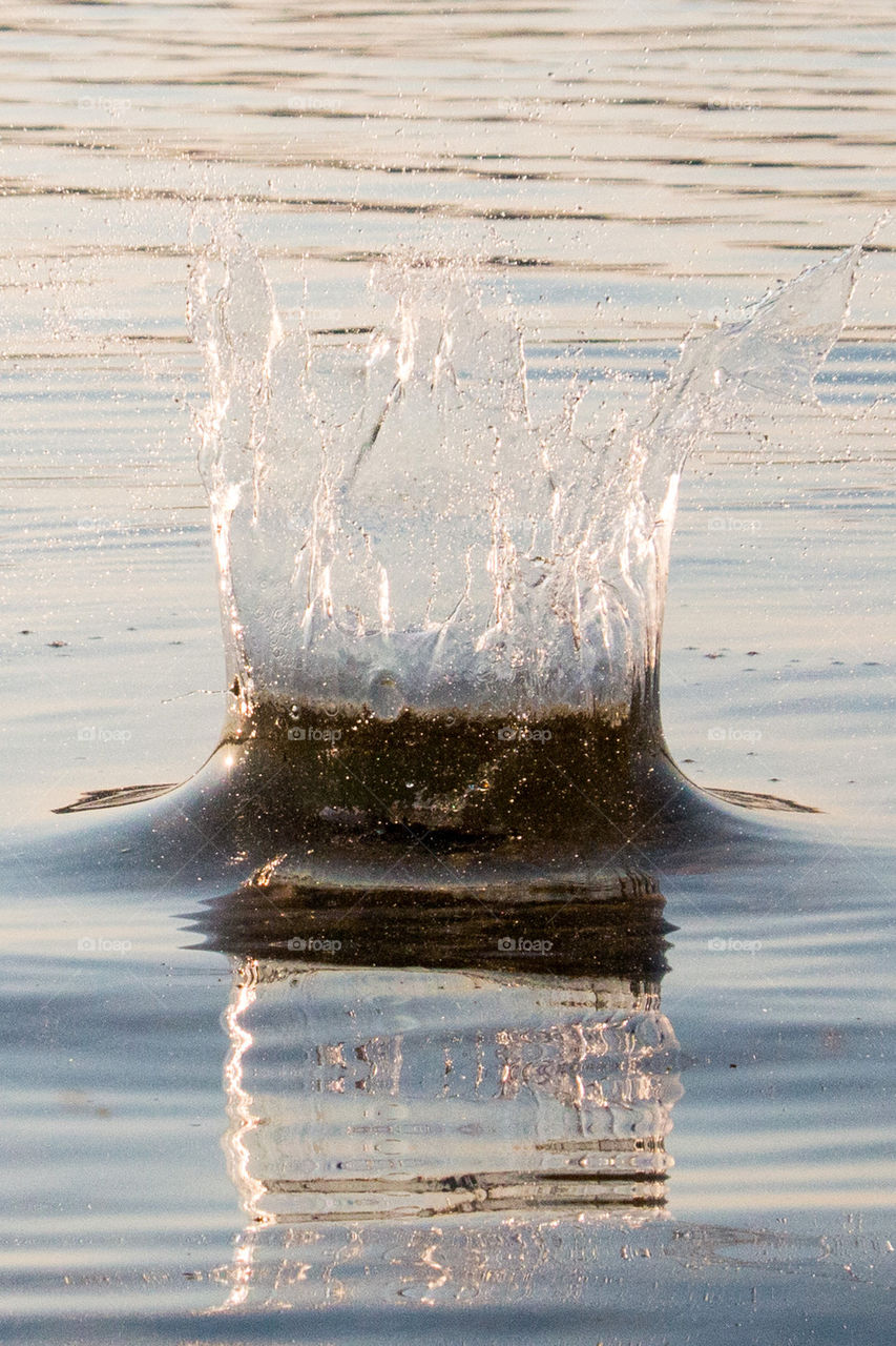 Close-up of splashing water