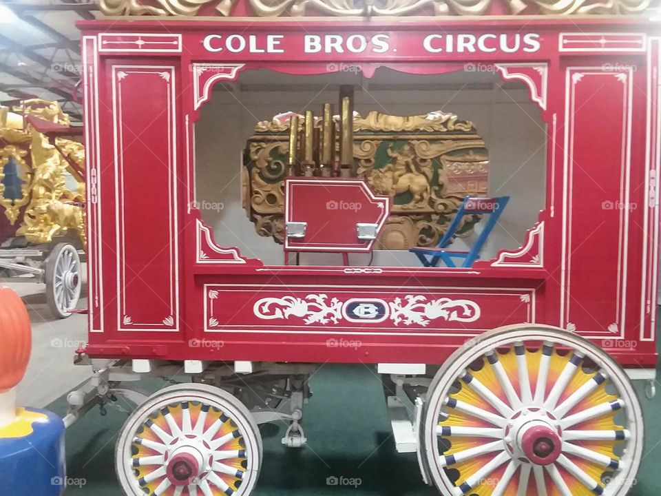 Cole Bros Circus Wagon