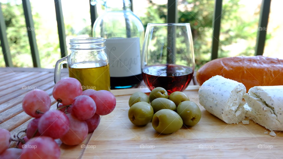 Grapes, Olives, Olive oil, Vinegars, Cheese and Wines are produced in Napa