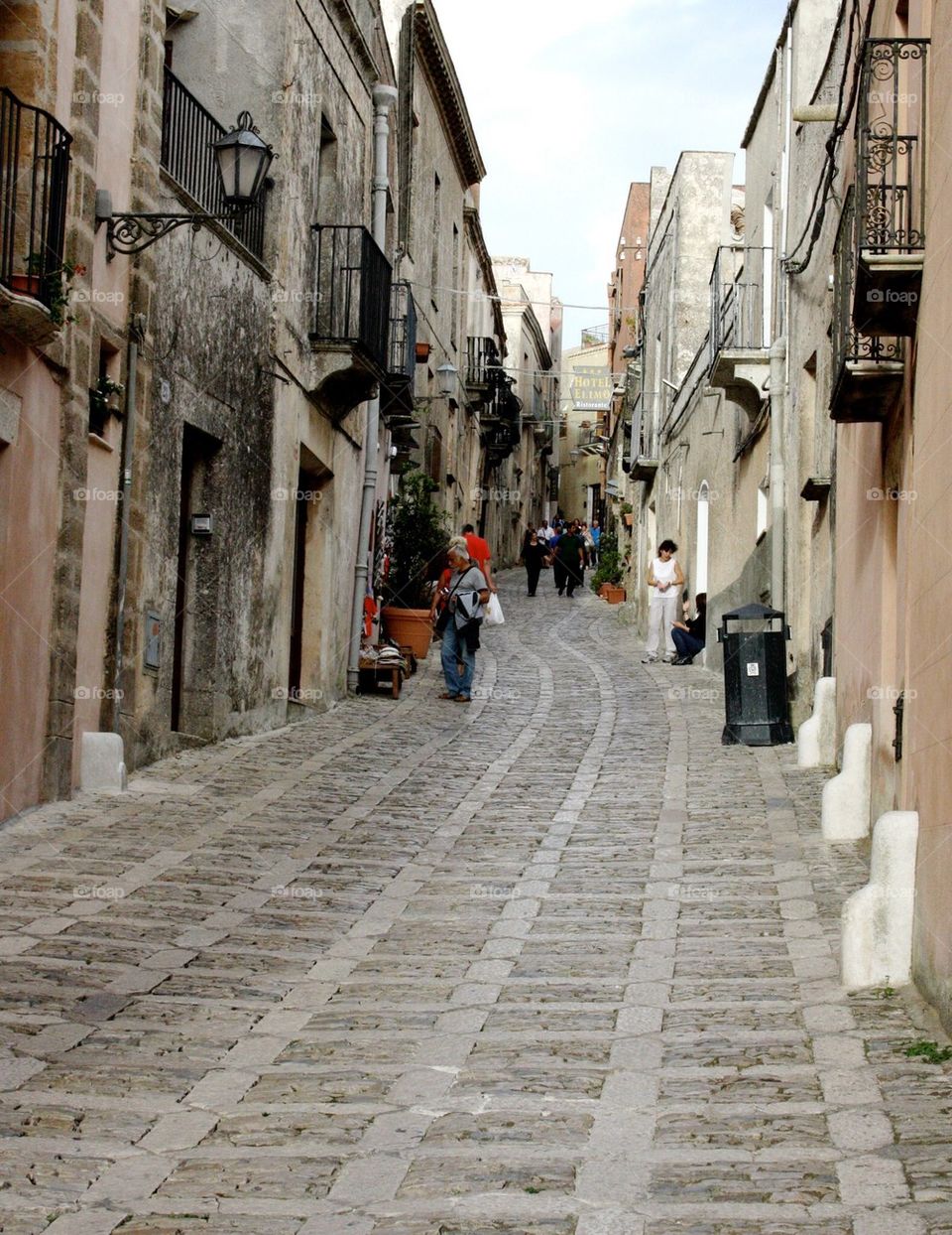 Sicilian town street