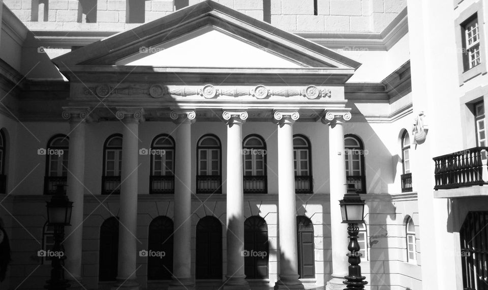 Architecture in black and white 