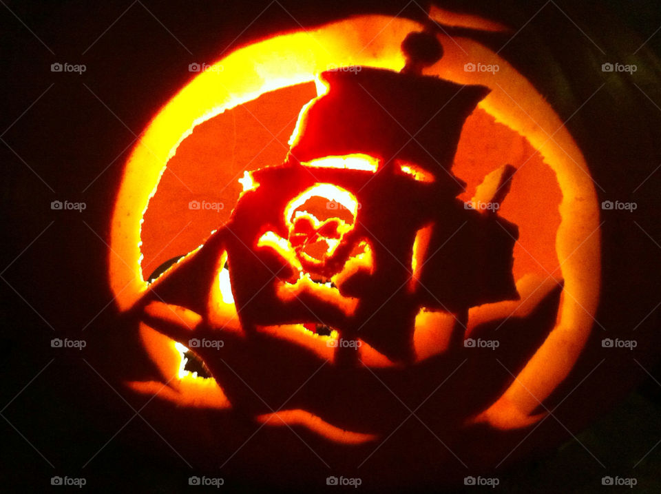 pumpkin halloween pirate pirate ship by snook911