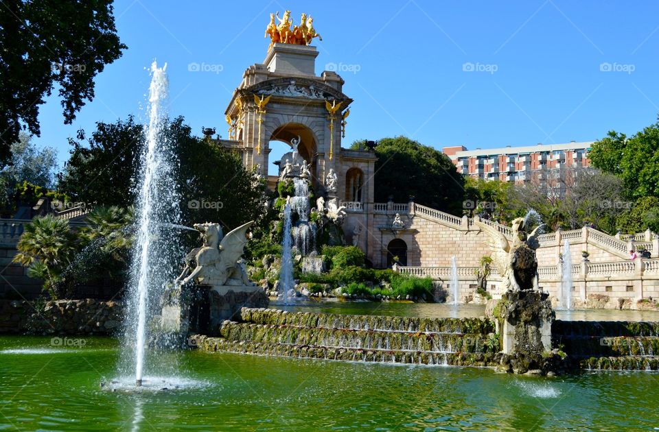 El Parque de la Ciutadella en Barcelona