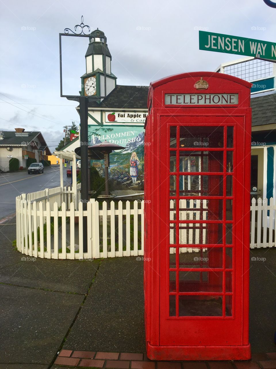 Vintage Red Phone Booth