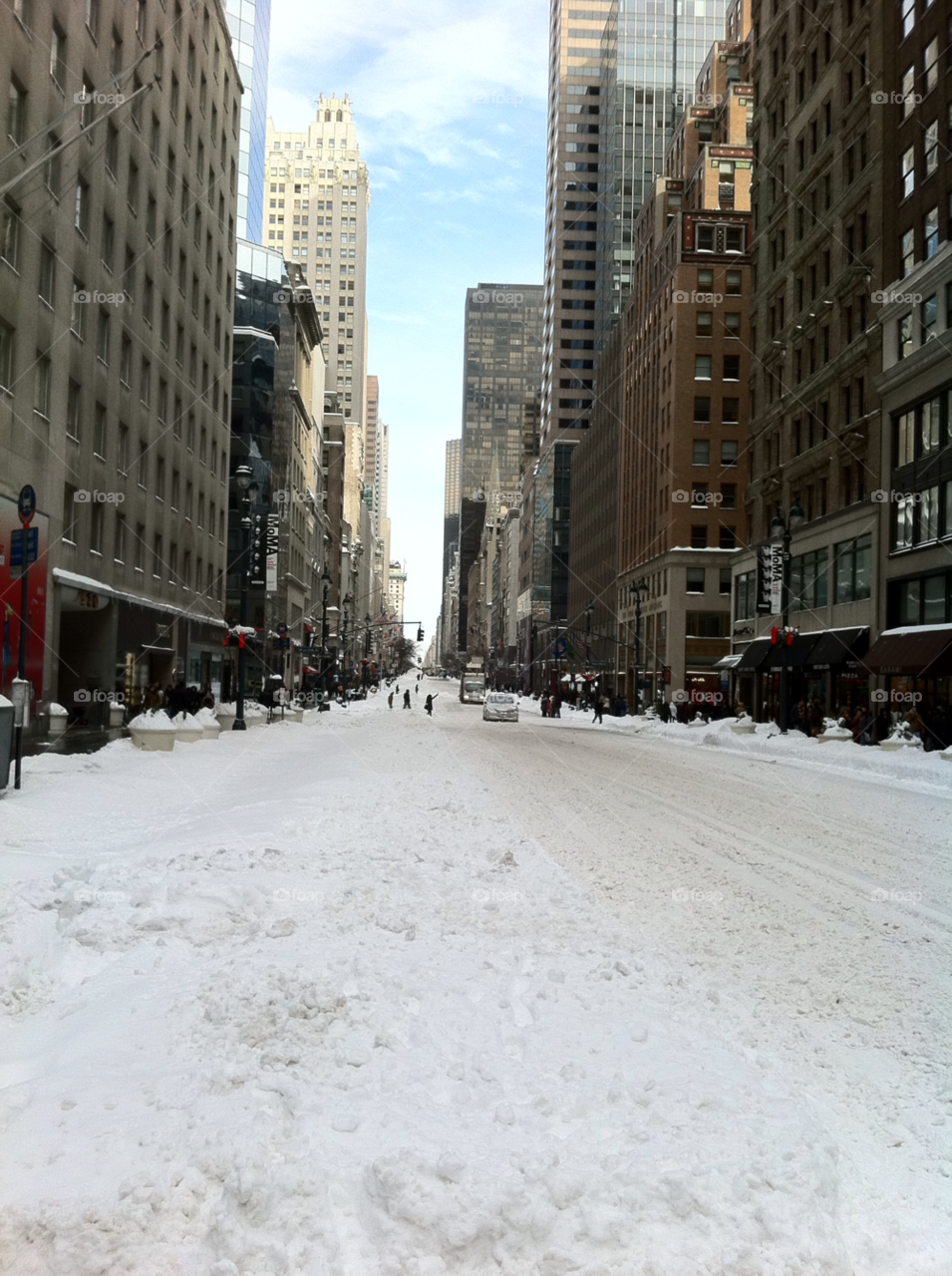 new york new york empty nyc blizzard by jpt4u