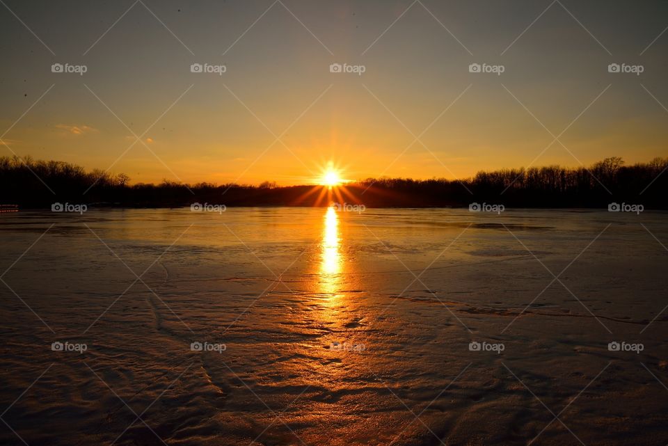 Sun on ice