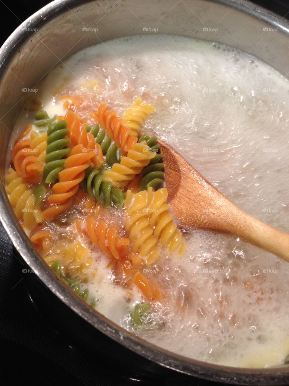 Cooking pasta