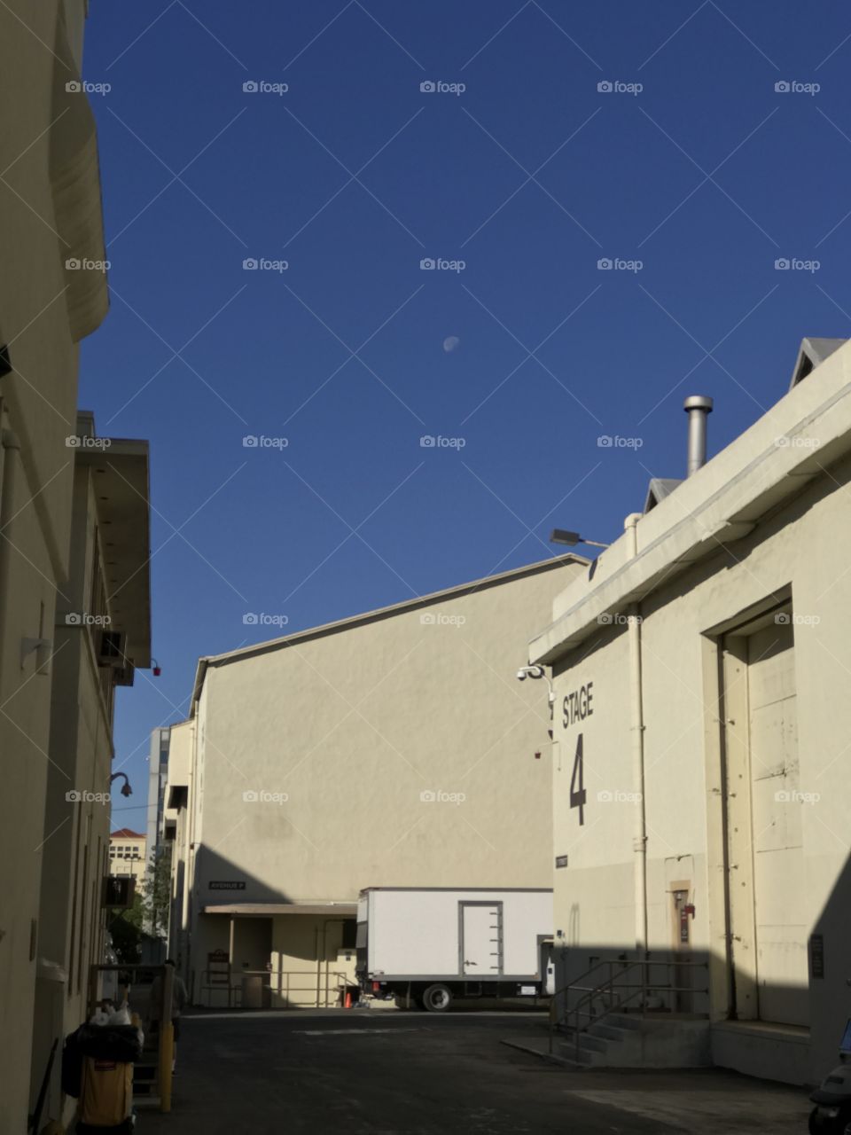 Moon over sound stages