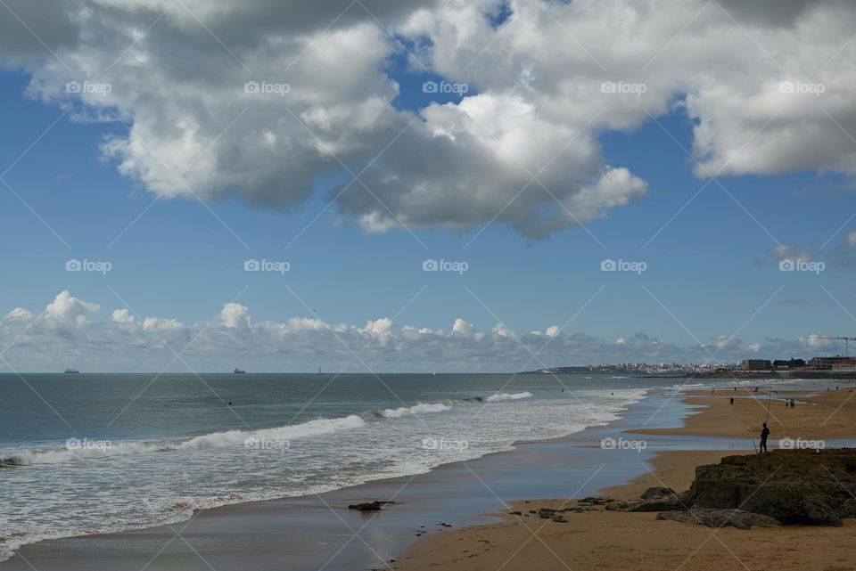 fishing under the clouds