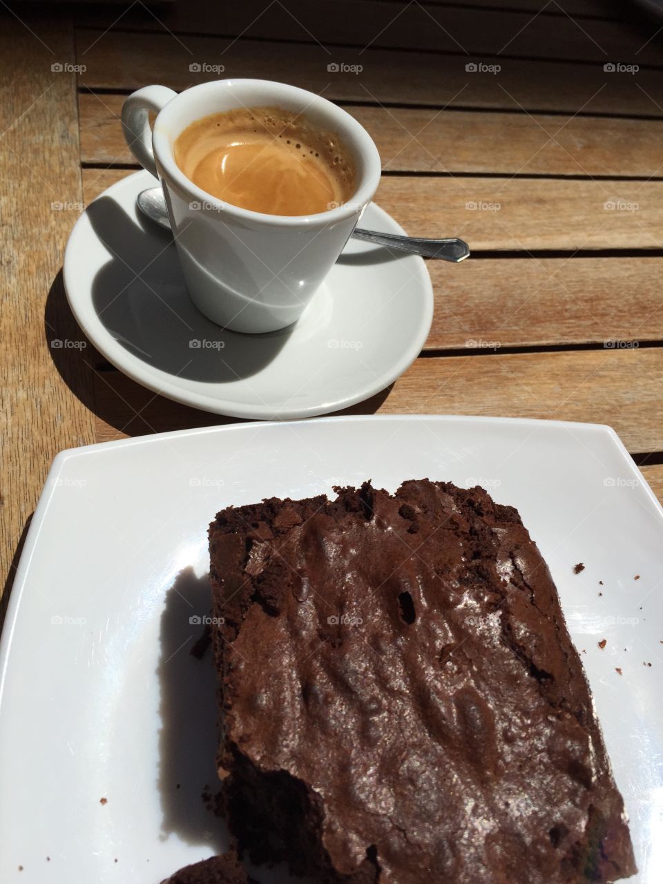 Coffee and a chocolate cake - Valle Gran Rey, La Gomera