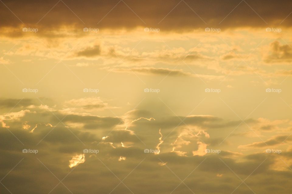 A dramatic sky full of beautiful light and muted color