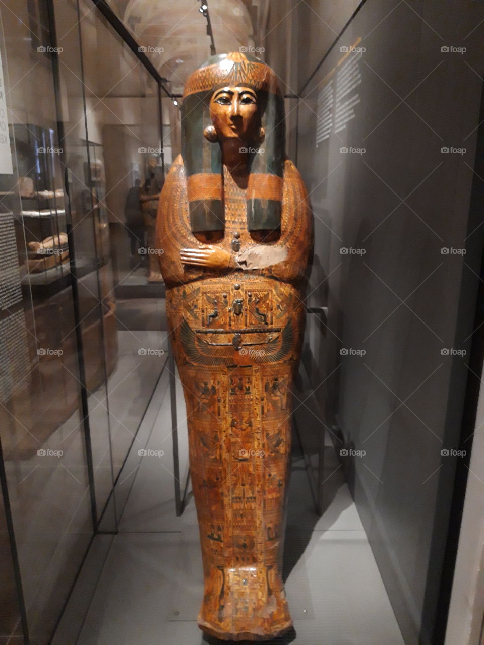 sarcophage au musee egyptien de Turin