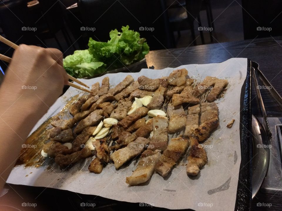 Korean grilled meat