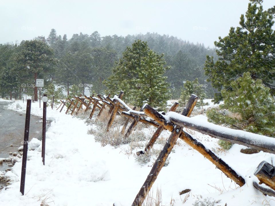 A dusting in the Rockies