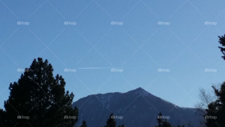 Flight over the Rockies
