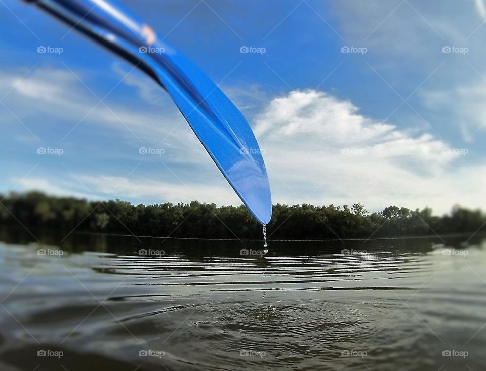 Paddling. paddling on Potomac River