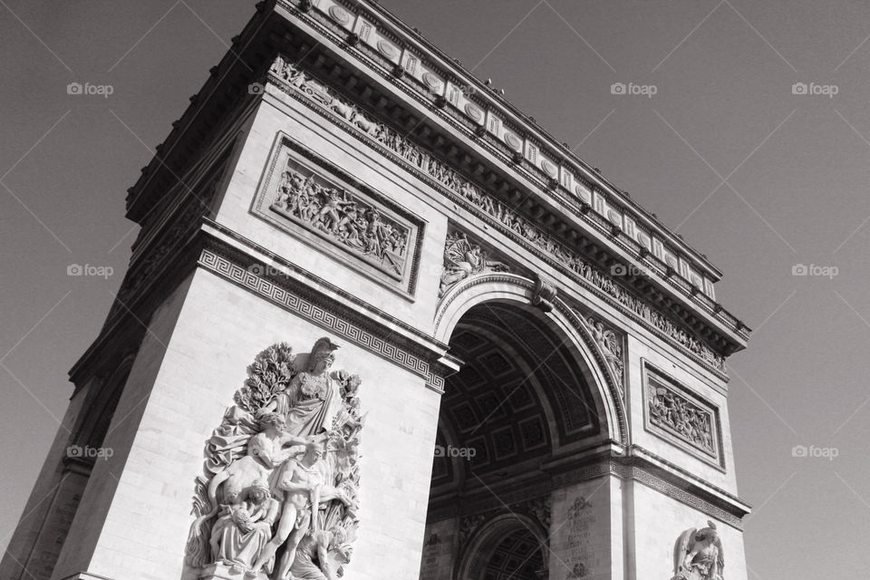L'arche de triomphe, Paris 