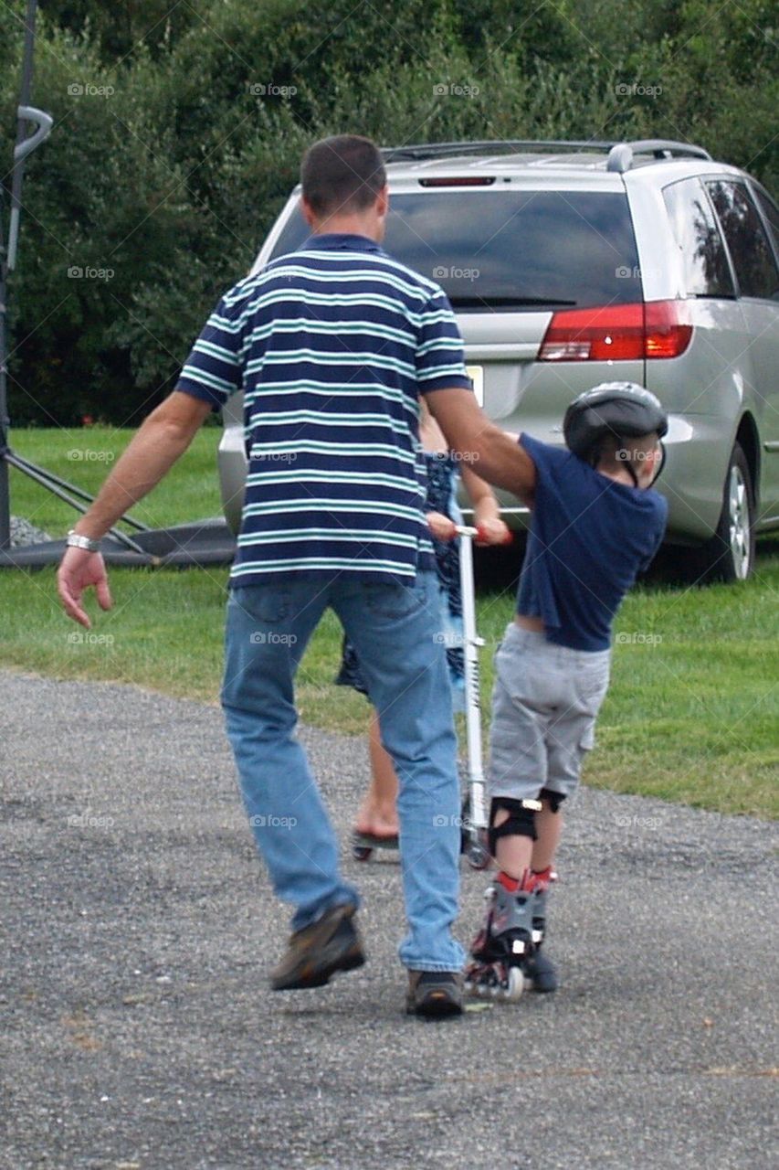 Learning how to skate