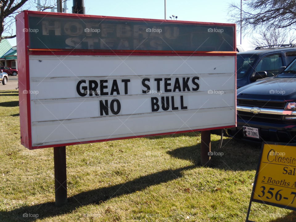 Great steaks no bull