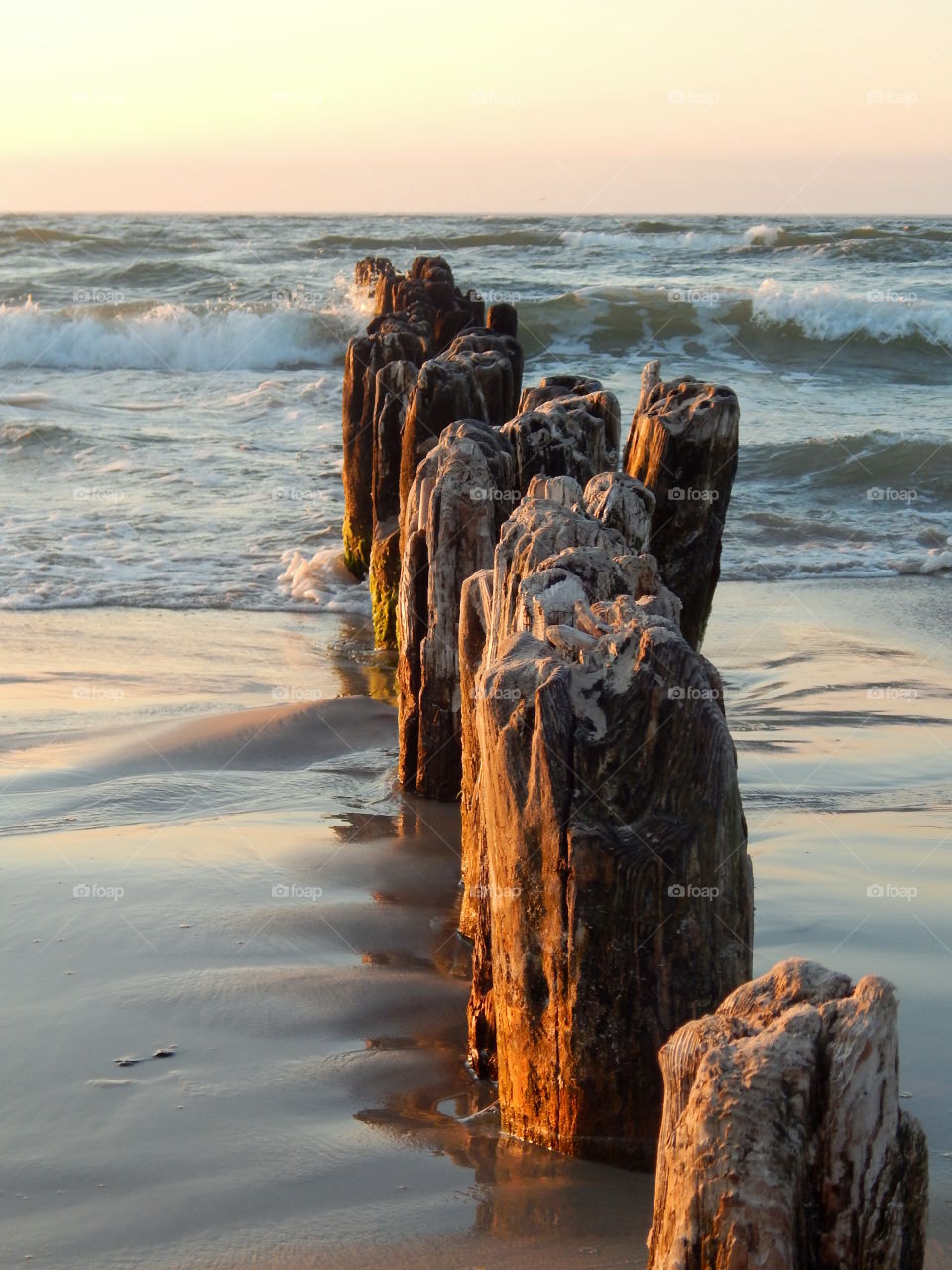 Baltic Sea at evening