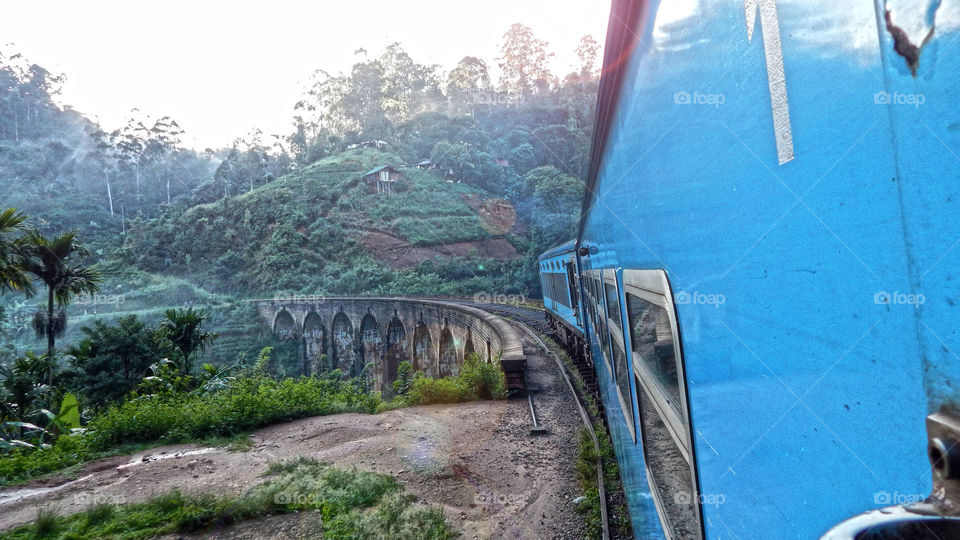 Travel by train to badulla Nine Arch  -Sri Lanka