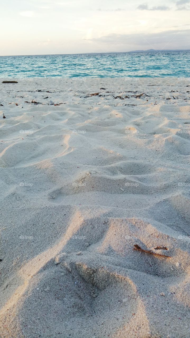 Sand, sea and sky