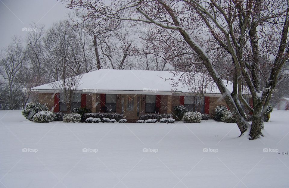 South Alabama snowstorm