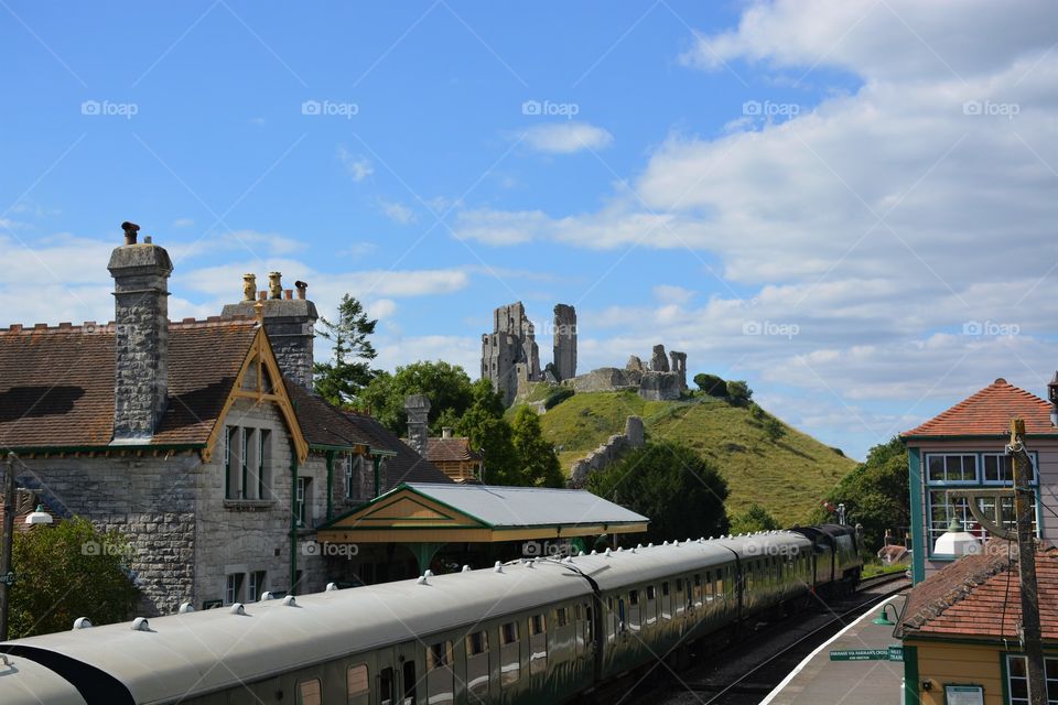 Train, Swanage, England, UK