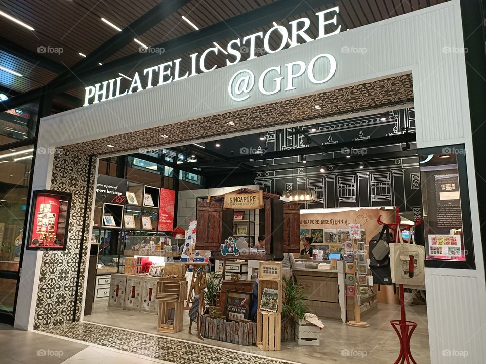 Philatelic Store in Singapore