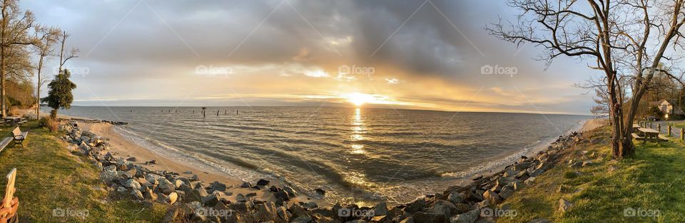 Sunrise over Chesapeake Beach