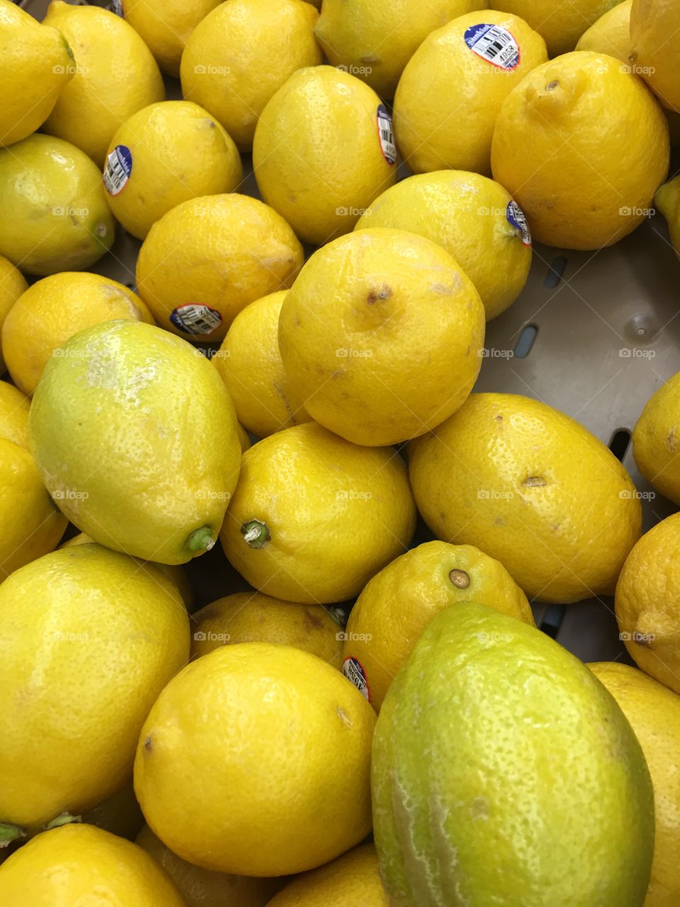 Fresh lemons