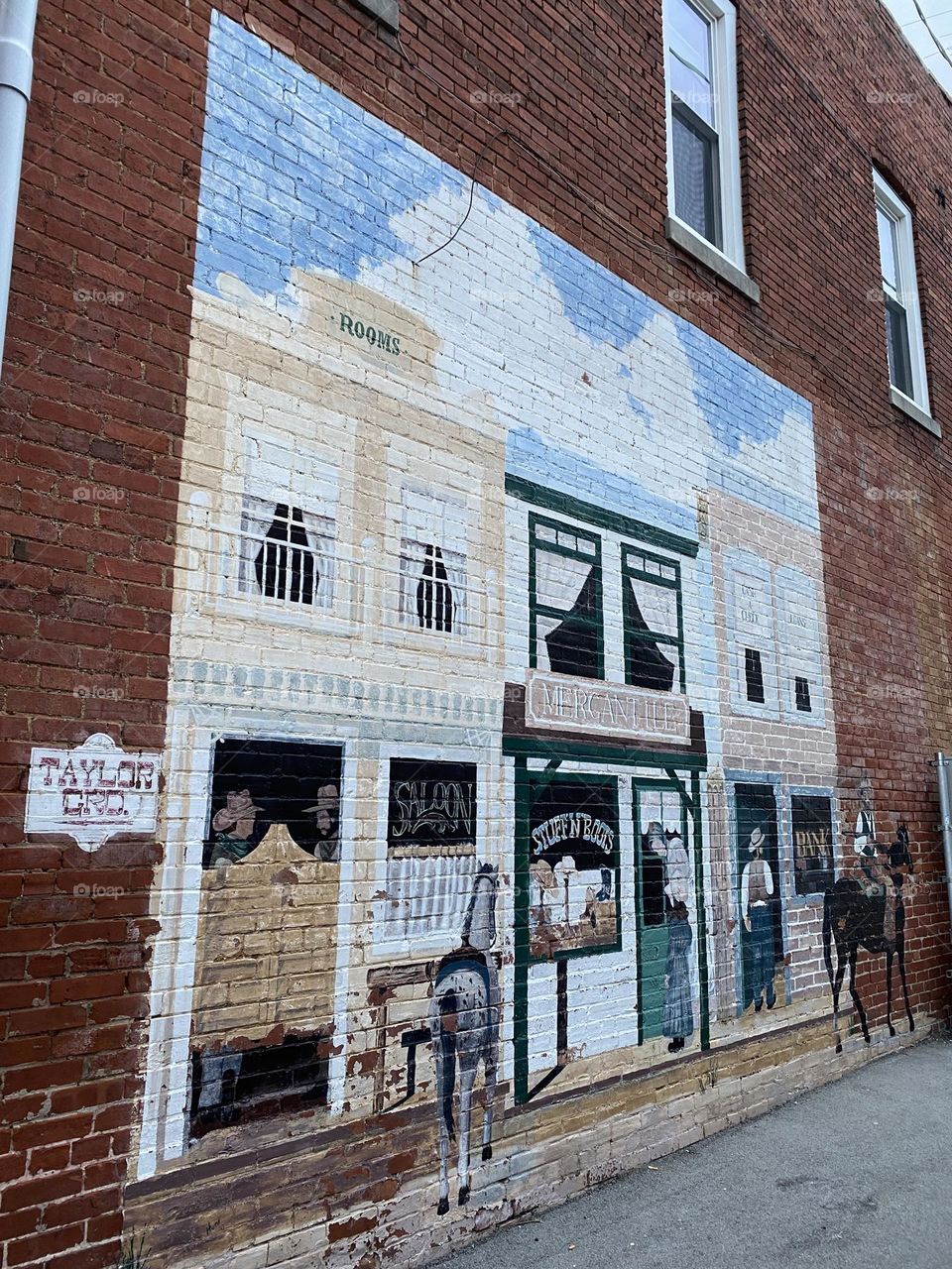 Mural in downtown Lawerenceburg